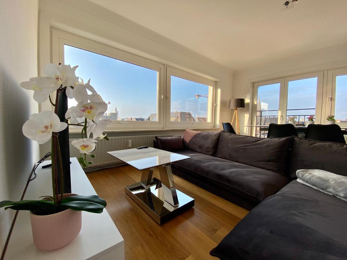 Luxury 3 Bedroom Apartment On The Top Floor With Panoramic View Остенде Екстер'єр фото
