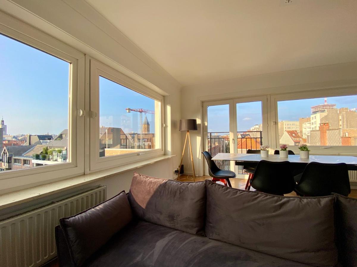 Luxury 3 Bedroom Apartment On The Top Floor With Panoramic View Остенде Екстер'єр фото