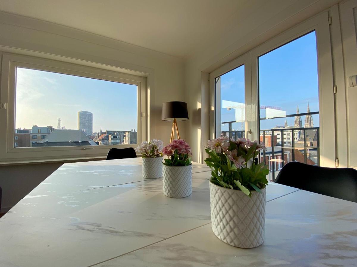Luxury 3 Bedroom Apartment On The Top Floor With Panoramic View Остенде Екстер'єр фото