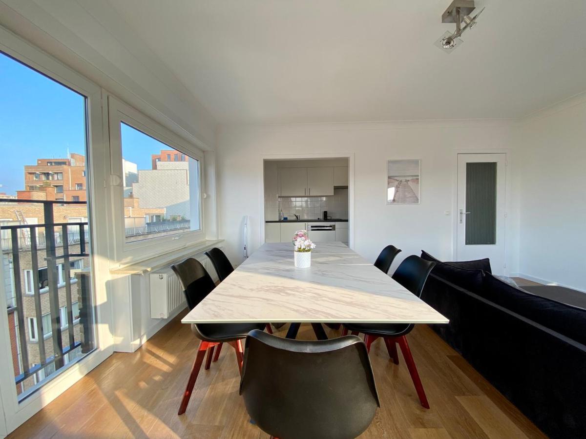 Luxury 3 Bedroom Apartment On The Top Floor With Panoramic View Остенде Екстер'єр фото